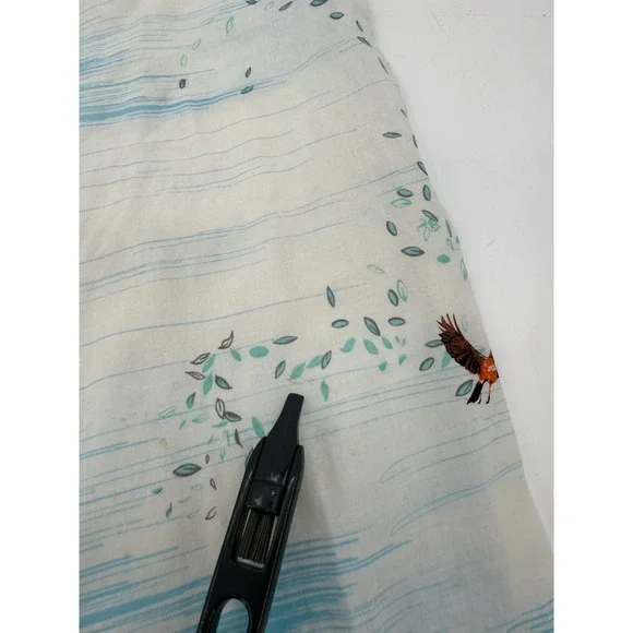 By Eloise Pants Womens Medium Ivory Woodland Animal Print Elastic Anthropologie - Picture 5 of 14